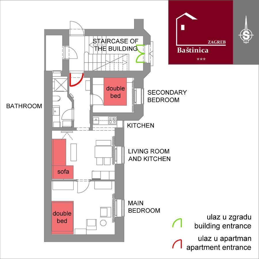 Bastinica Superior Apartment, Old Town In City Center Zagreb Ngoại thất bức ảnh